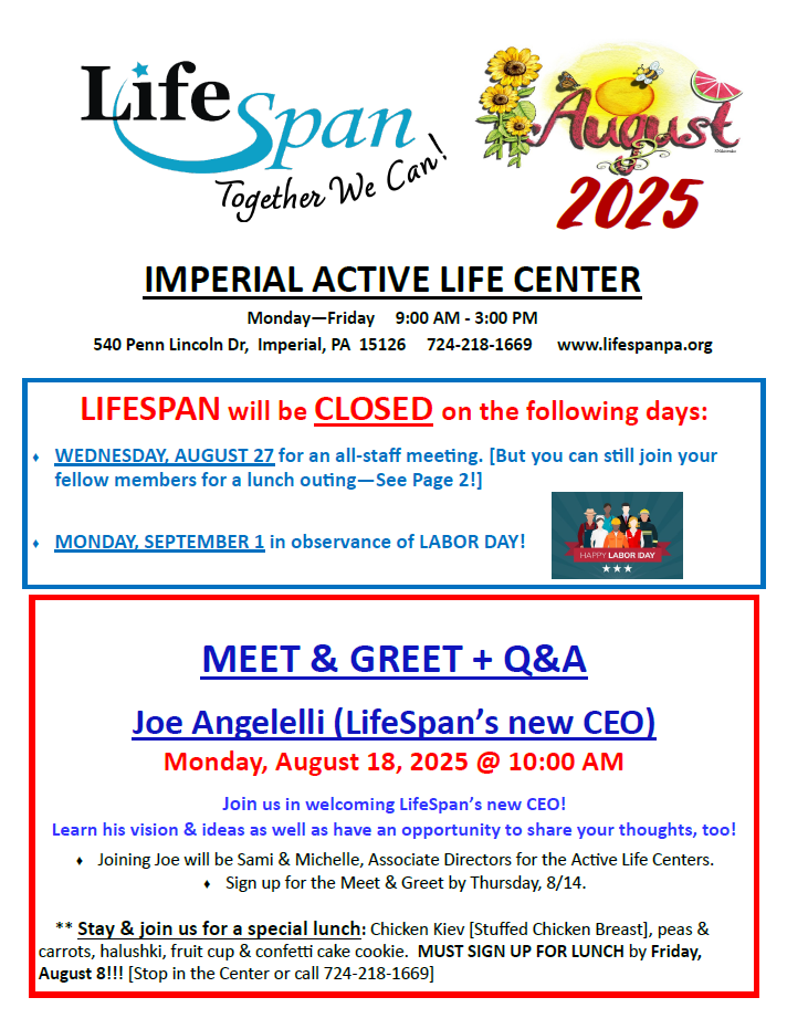 Imperial August 2025 Newsletter